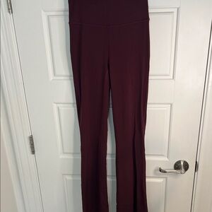 Lululemon Deep Burgundy Flare Pants